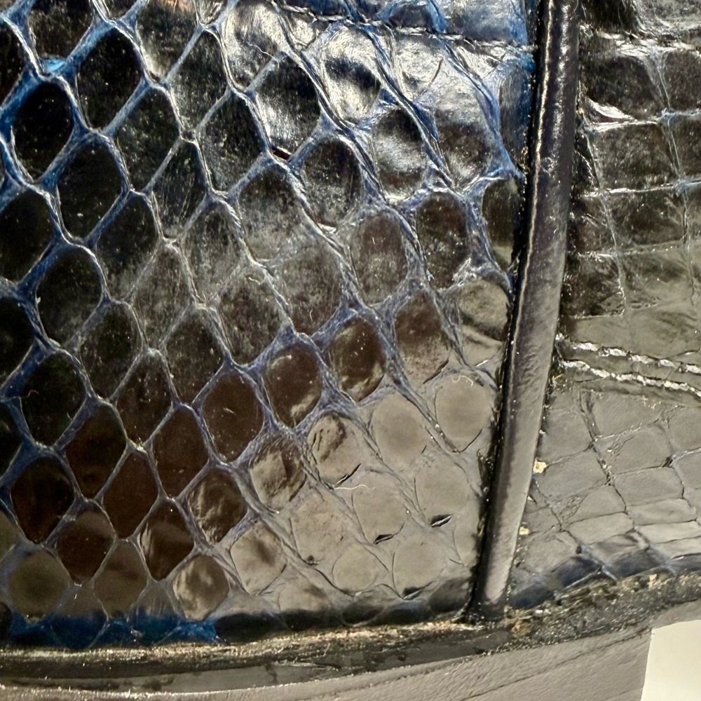 Tony Lama Exotic Leather/Snakeskin Western Boots Womens 8.5M - Picture 11 of 14